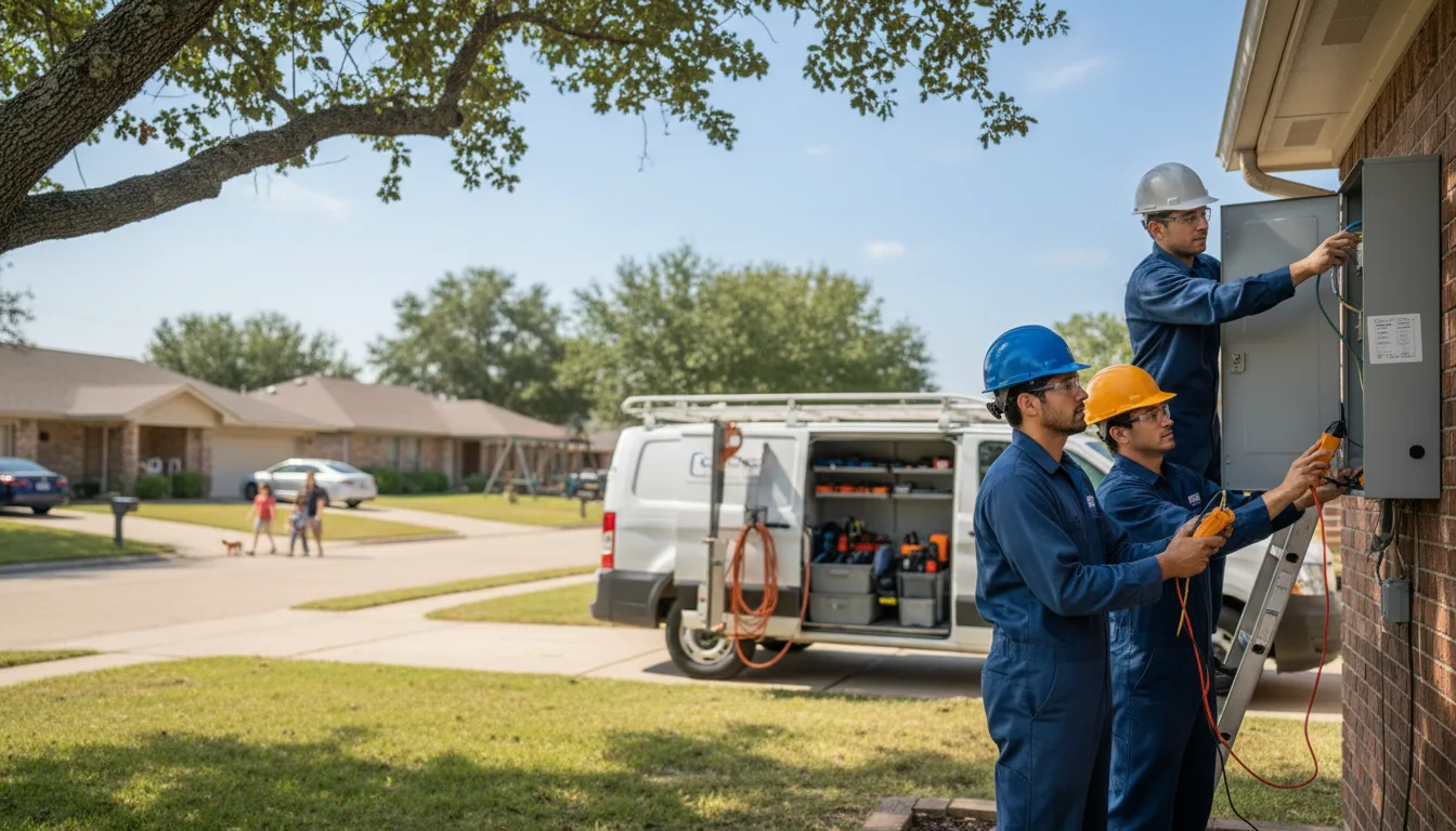 Certified electrician providing emergency electrical services in Crumpler, NC